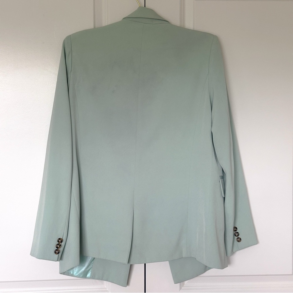 Bacio Mint Green Blazer – Pastel Workwear & Spring Layering Jacket - Picture 11 of 13